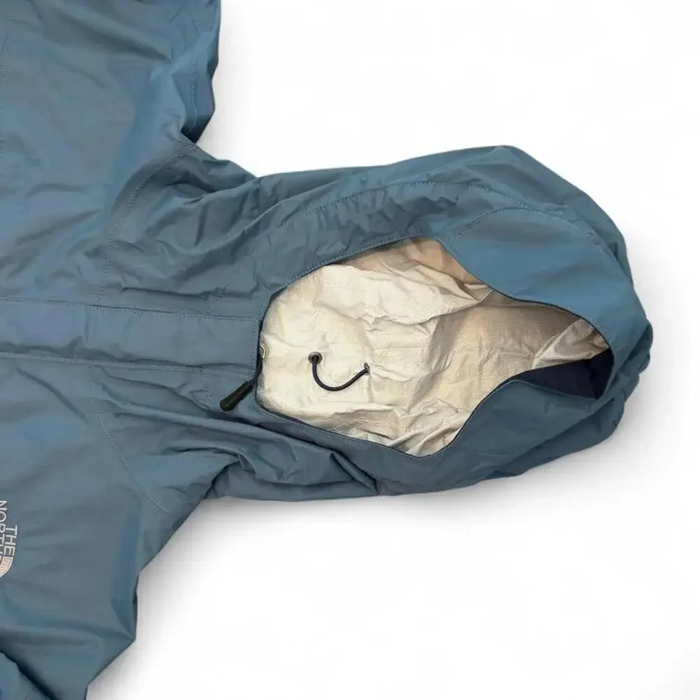 The North Face HyVent 2.5L Waterproof Hooded Rain Jacket Blue